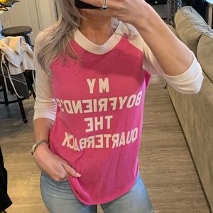 Wildfox “My Boyfriend’s The Quarterback” Tee